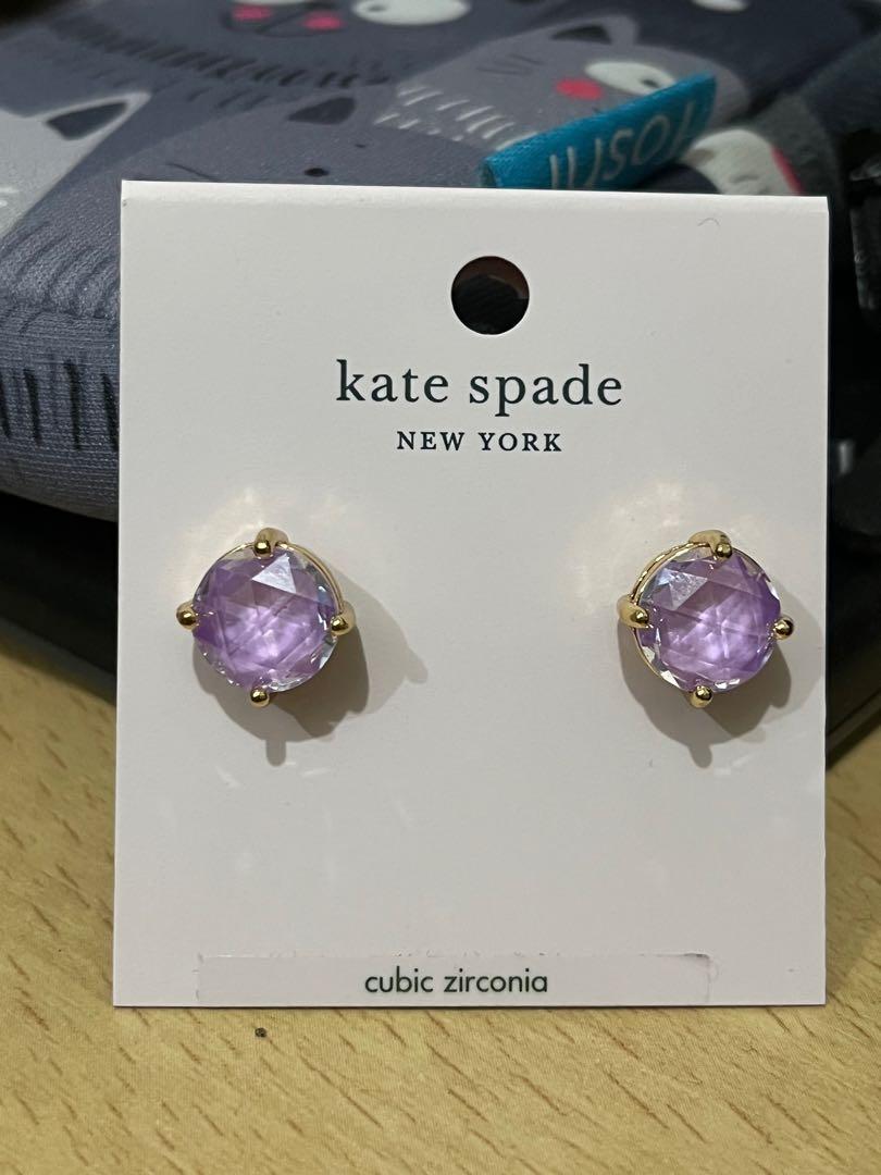 Kate Spade Cubic Zirconia Earrings, Women's Fashion, Jewelry & Organizers,  Earrings on Carousell