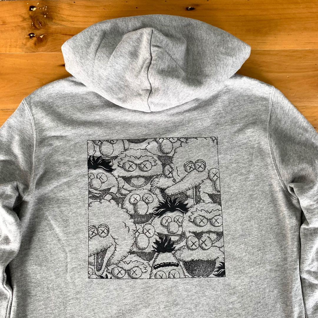Kaws x sesame street hooded sweatshirt sales