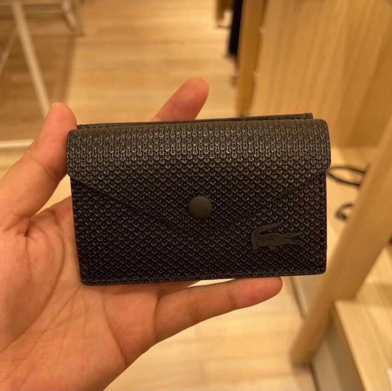 Lacoste wallet hot sale with coin pocket
