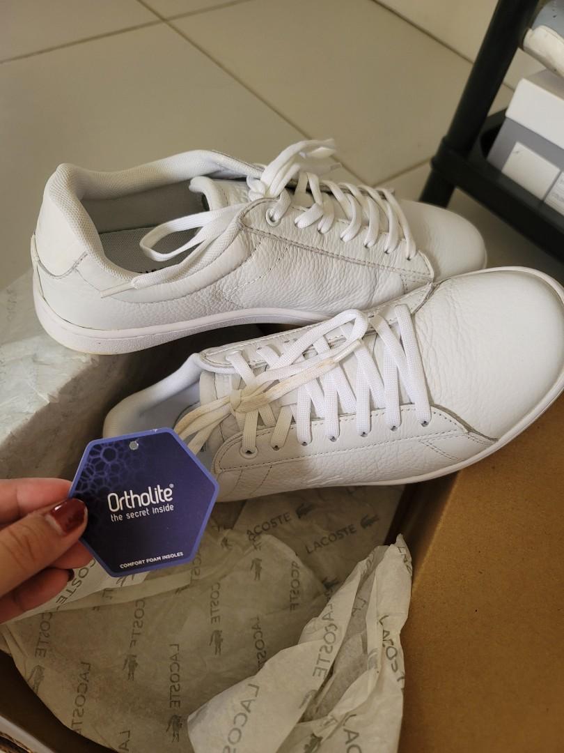 LACOSTE WHITE SNEAKERS