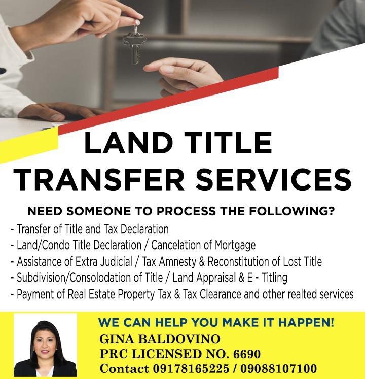Hassle-Free Property Title Transfer & Documentation Services | Metro Manila (Category: Others) located in Taytay. Submitted by thepottershandrealty (Listing ID 1154368667, Image 2). Description: Bought or inherited a property? Let us handle the paperwork for you! Avoid the stress, long queues, and complicated government processes. At The Potter's Hand Realty & Management Corporation, we provide professional and reliable property documentation and