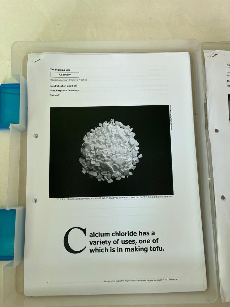 Learning Lab Sec 3-4 Chemistry Notes and Practice, Hobbies & Toys ...