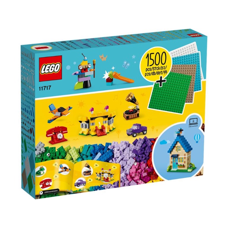 LEGO Classic 11717 Bricks Bricks Plates 1504 Pieces HZ1214 Hobbies Toys Toys Games on Carousell