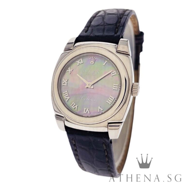 LIKE NEW ROLEX CELLINI CESTELLO WHITE GOLD MANUAL WINDING WITH