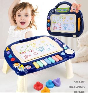 Smile Baby Large Magnetic Drawing Board with Support, Magnetic Sketch  Doodle Pad, Magnetic Erasable Doodle Board, Drawin :: SMILE BABY