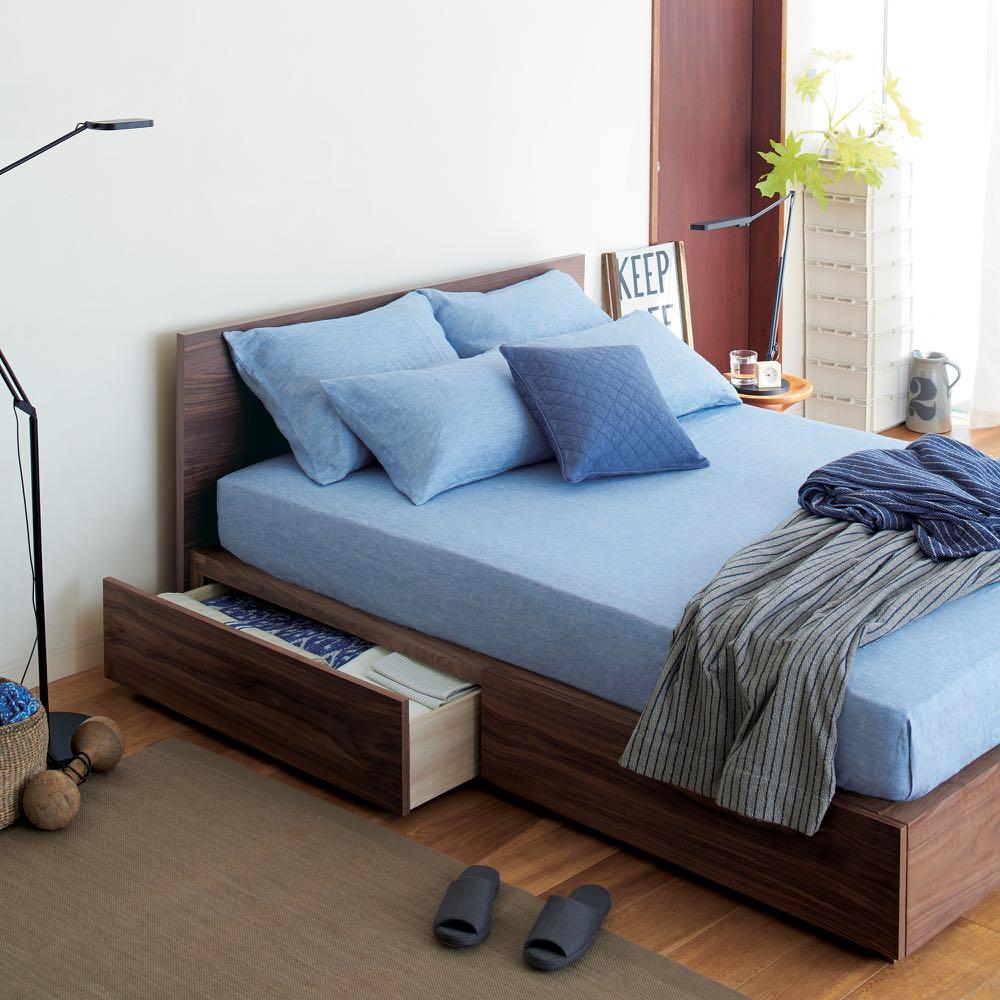 Muji King Storage Bed, Furniture & Home Living, Furniture, Bed Frames