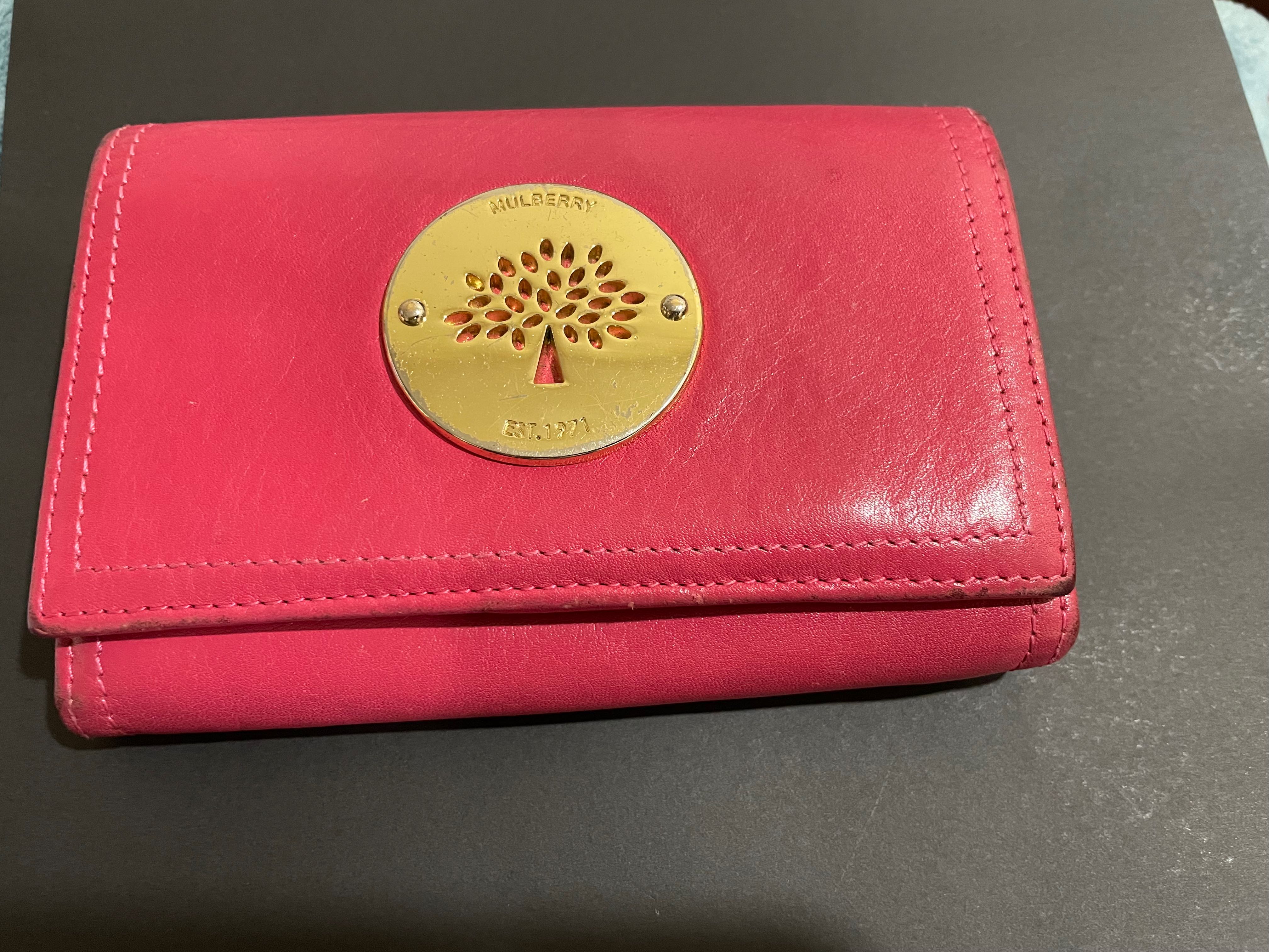 Mulberry hotsell pink wallet