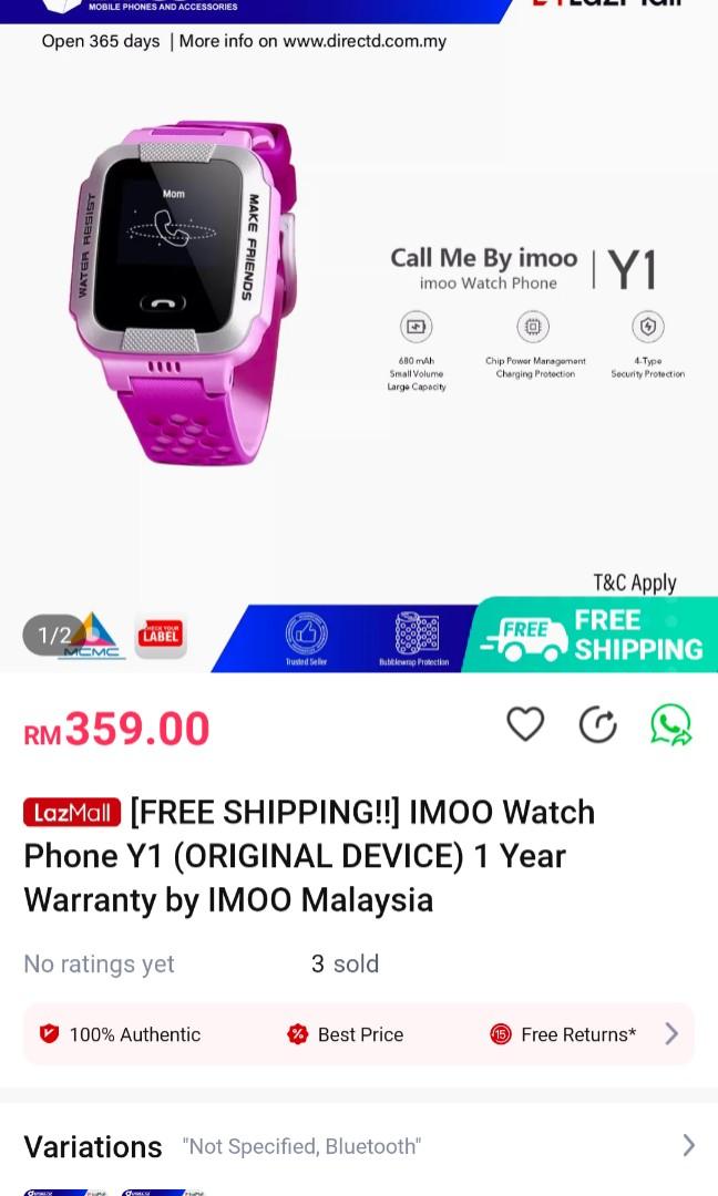 New Imoo watch Y1