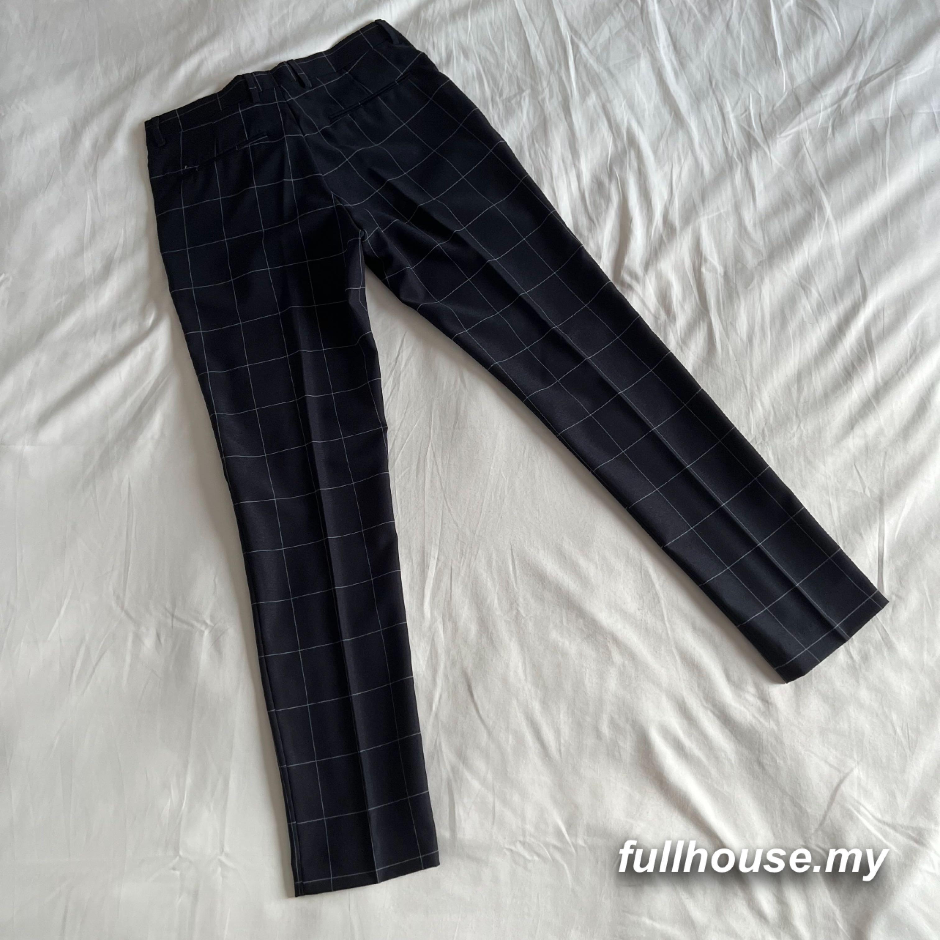 Mens plaid pants outlet zara