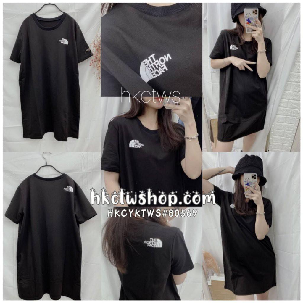 預購 台灣製ᵐⁱᵗnf前後印花logo連身長t 韓標 Jl 女裝 上衣 T Shirt Carousell