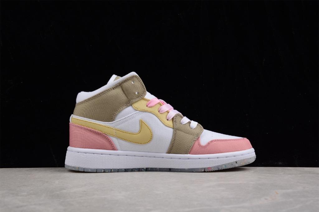 jordans mid pastel