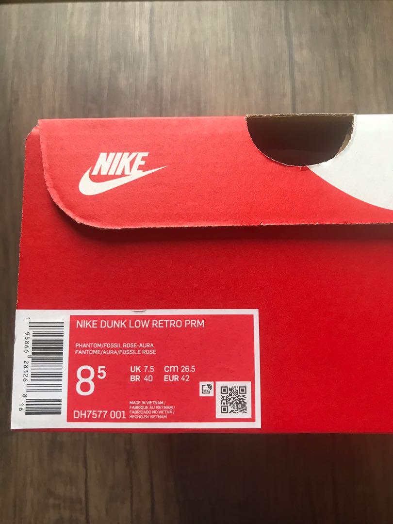 Nike Dunk Low Fossil Rose, Men's Fashion, Footwear, Sneakers on Carousell