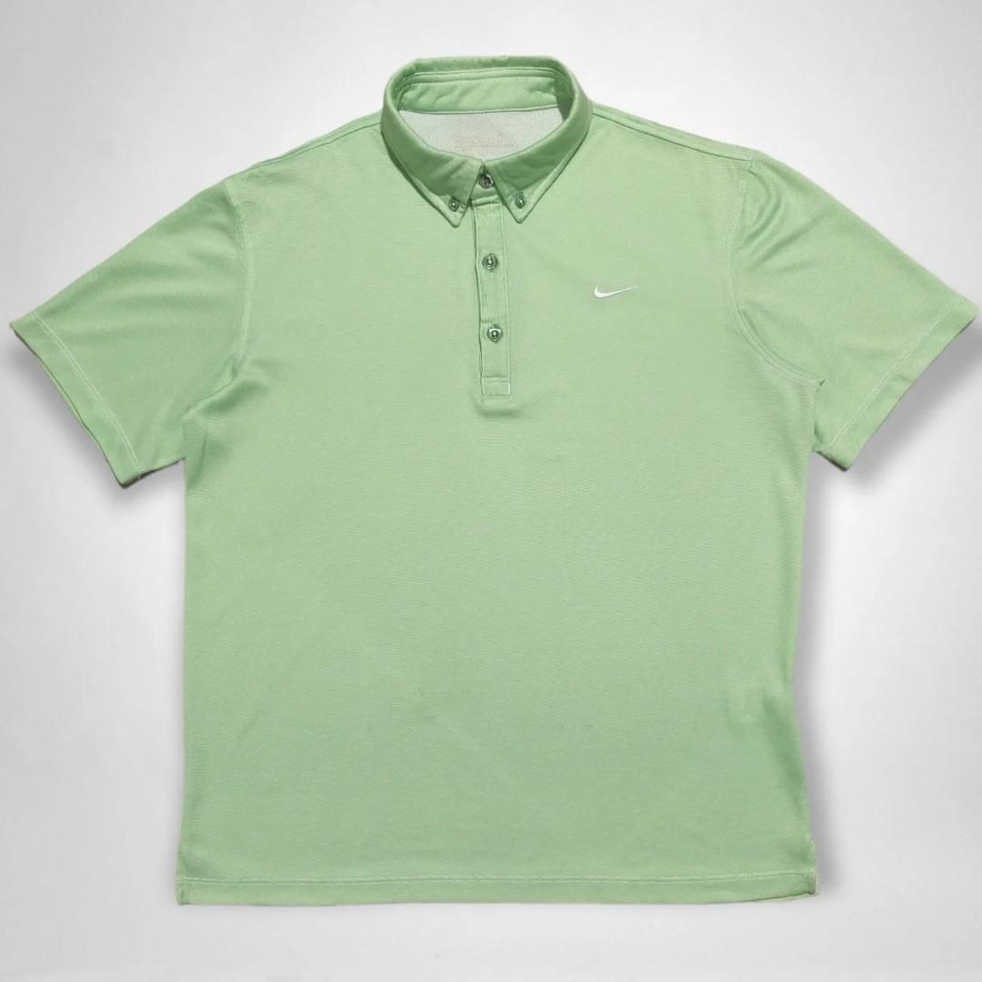 Nike Golf Mint Green Golf Jersey Polo Shirt, Olah Raga, Baju Olahraga di Carousell
