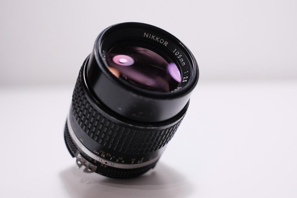 Nikon 105mm f/2.5 AI-s, 攝影器材, 鏡頭及裝備- Carousell