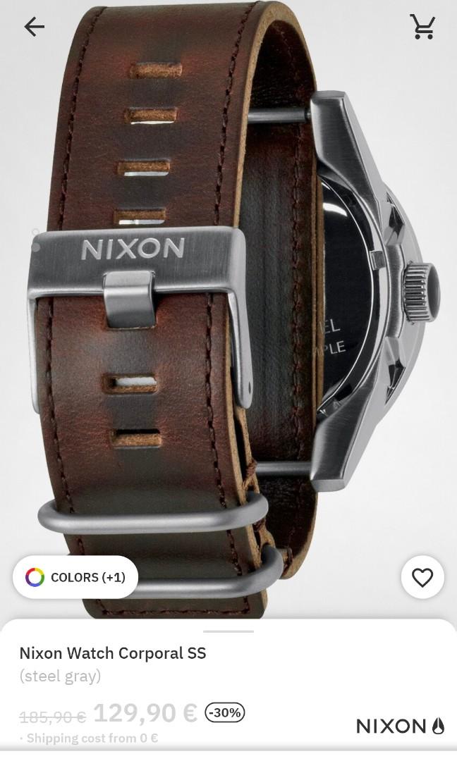 Nixon Take Charge The Corporal Watch Men s Fashion Watches