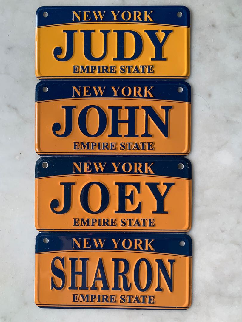 New York Metal Name Plates, Furniture & Home Living, Home Decor, Other
