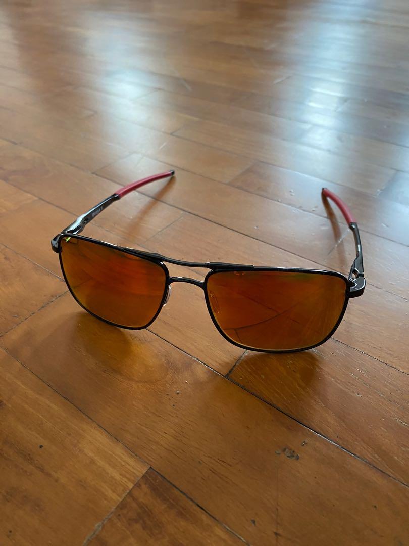 Oakley Sunglasses gauge 6 polarised black OO6038 Men s Fashion