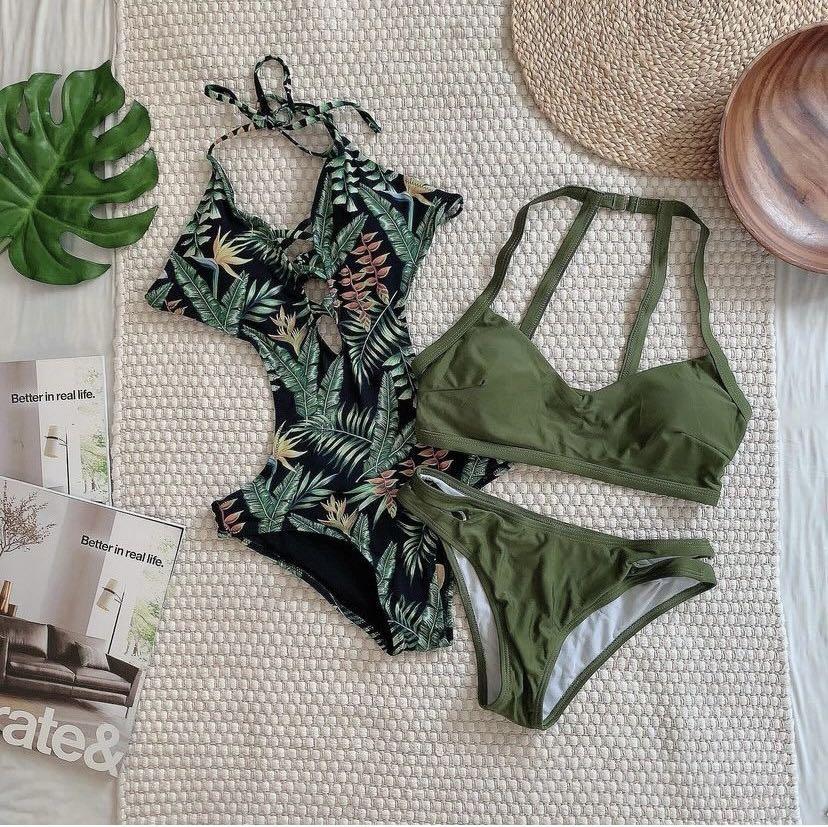 Onepiece Twopiece Bikini (Category: Bikinis & Swimsuits) located in Manila. Submitted by mommatobe (Listing ID 1154554003, Image 1). Description: Onepiece and Twopiece Bikini Small-Medium Waist: 25-27” P350/each P600 for TAKE ALL .