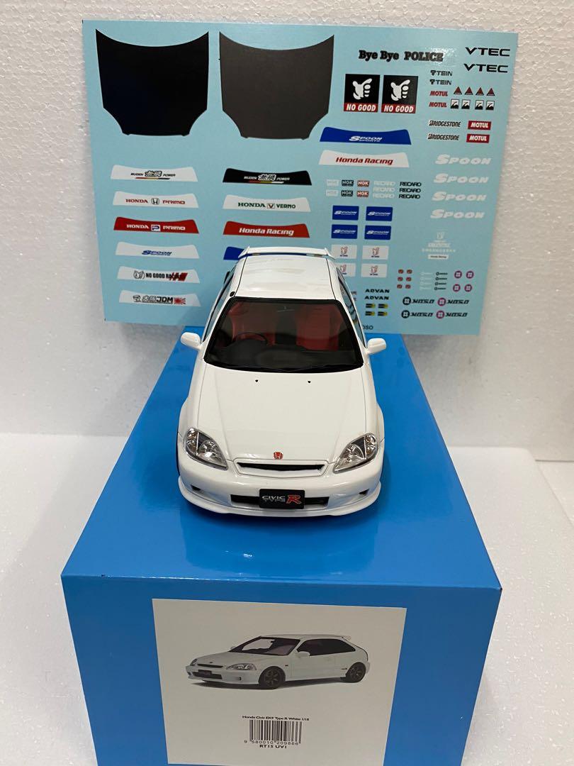 Otto Mobile 1:18 Civic Type R EK9 TE37, 興趣及遊戲, 玩具& 遊戲類