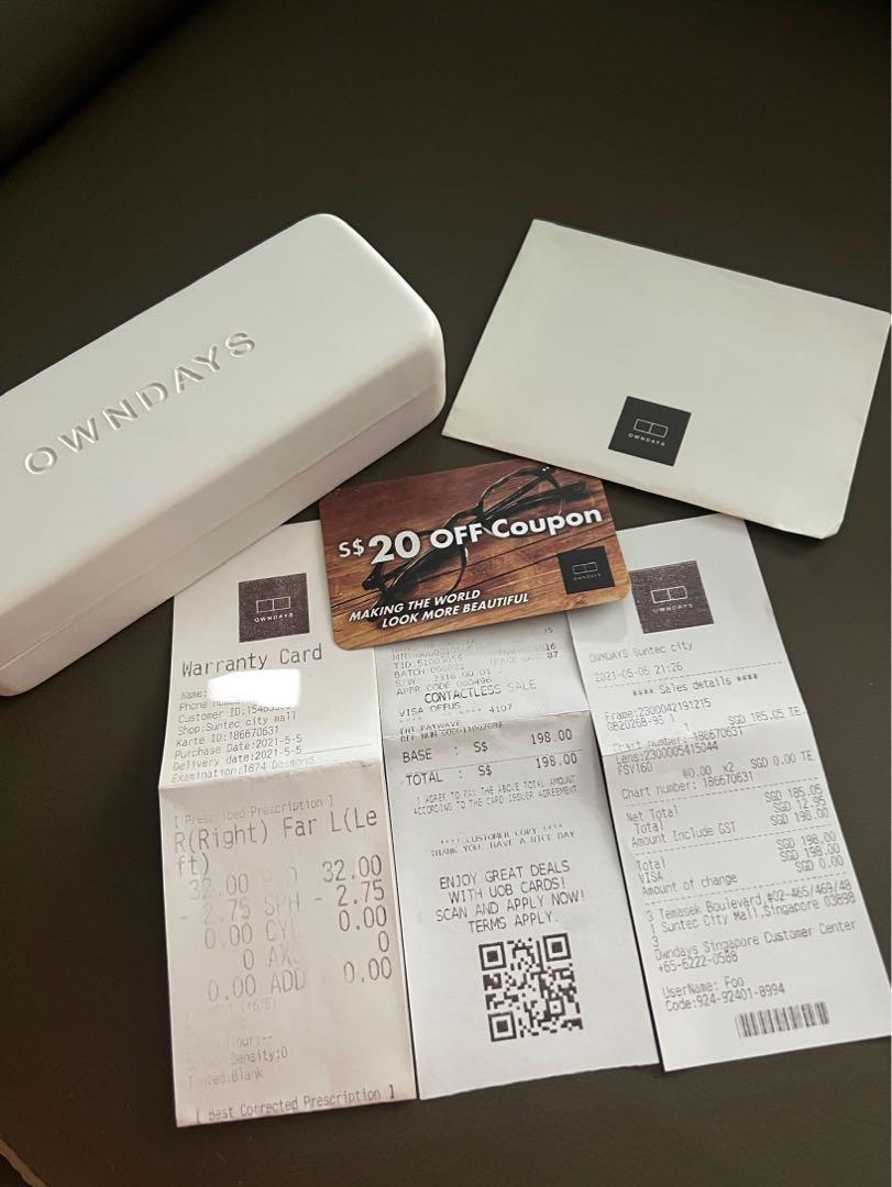 Owndays Glasses, Women's Fashion, Watches Accessories