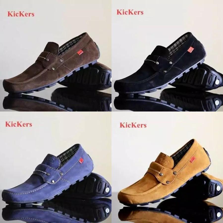 Sepatu slip on kickers best sale