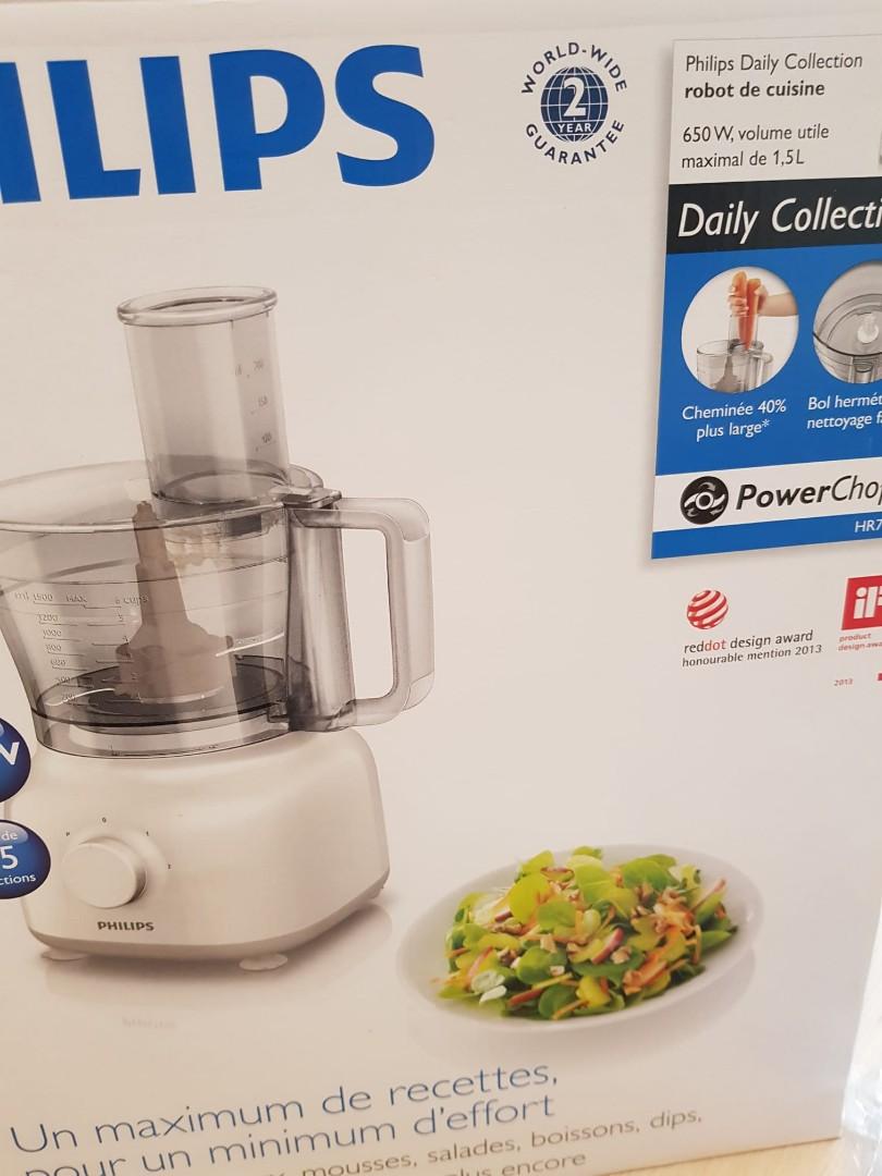 Philips food processor HR7627 daily collection 650w, TV & Home