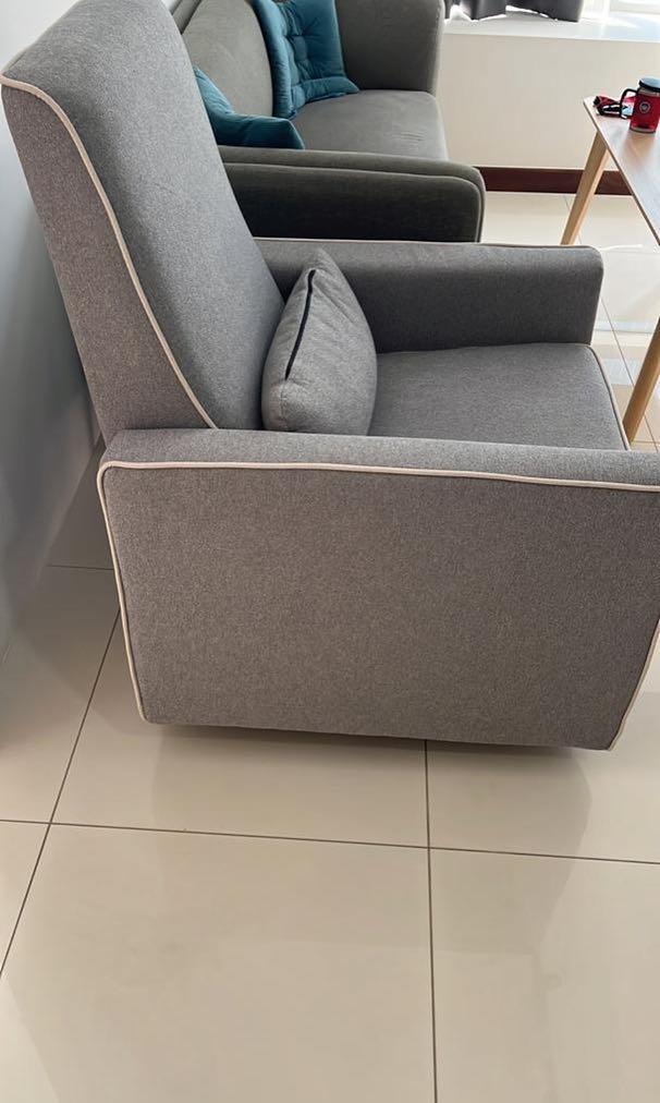 Piper Recliner & Swivel Glider breastfeeding lounge chair, Furniture