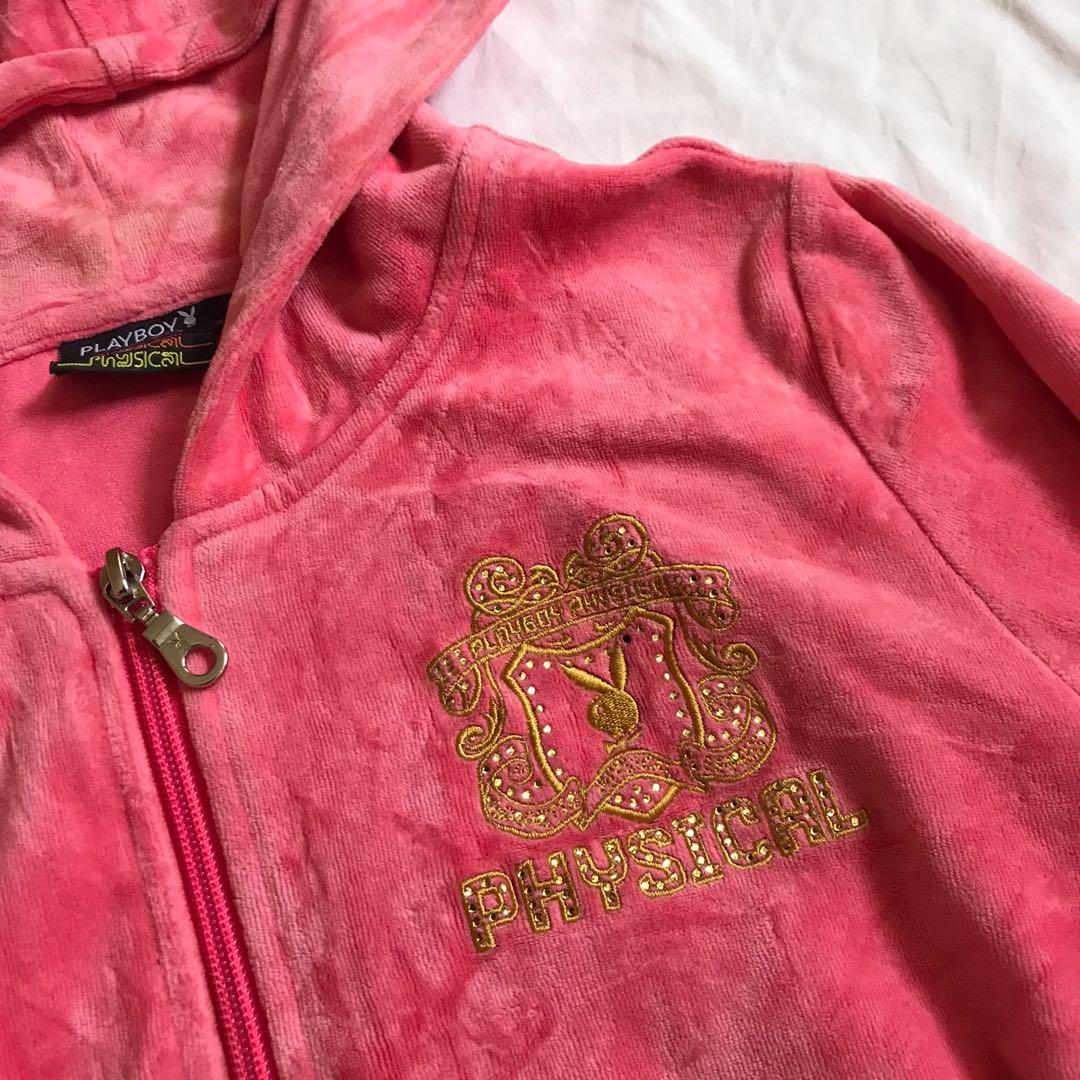 Playboy Pink Jacket, Women's Fashion 