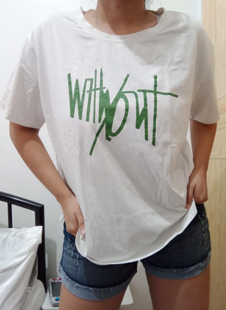 Plus Size White TShirt (3), Women's Fashion, Tops, Shirts on Carousell