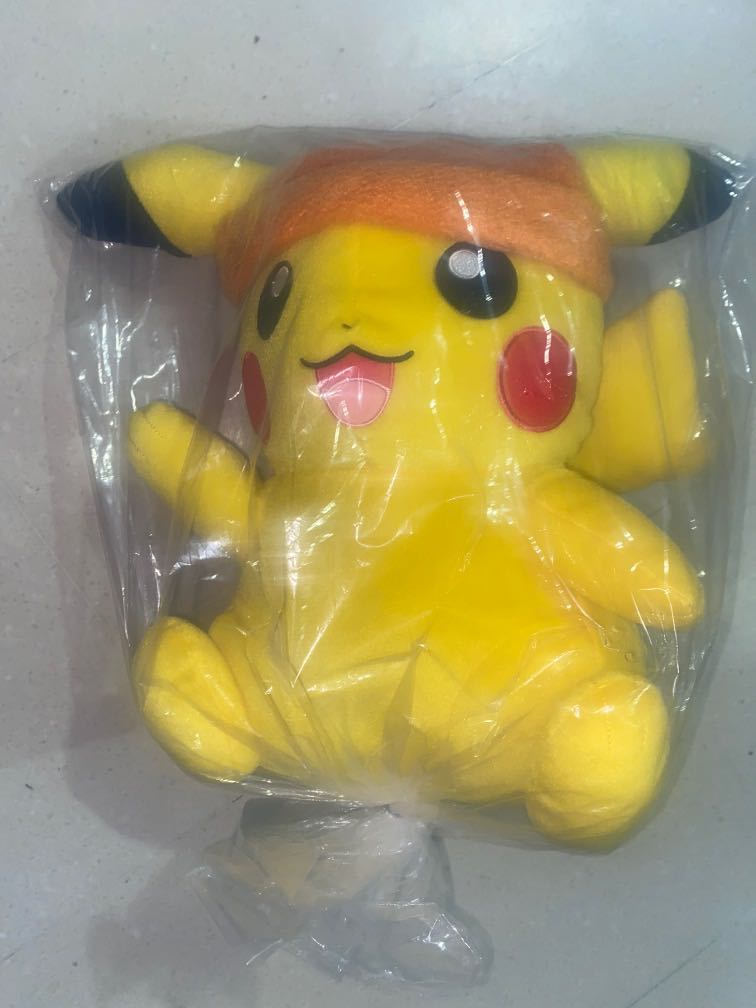 winter pikachu plush
