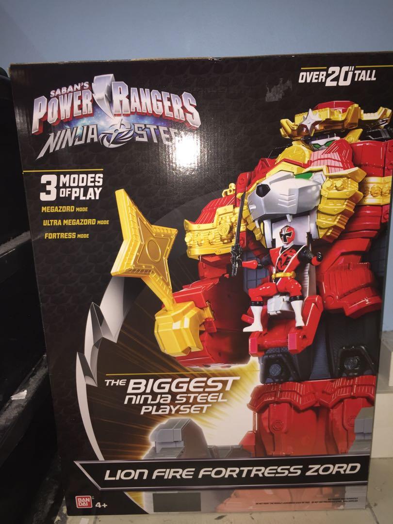 Power ranger ninja steel lion fire fortress zord deals