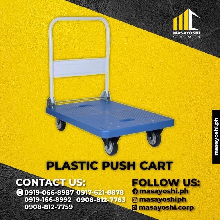 Push Cart Plastic Platform Push Cart Hand Truck Cart Cart Dolly