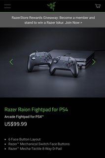 Razer Raion Fightpad for PS4