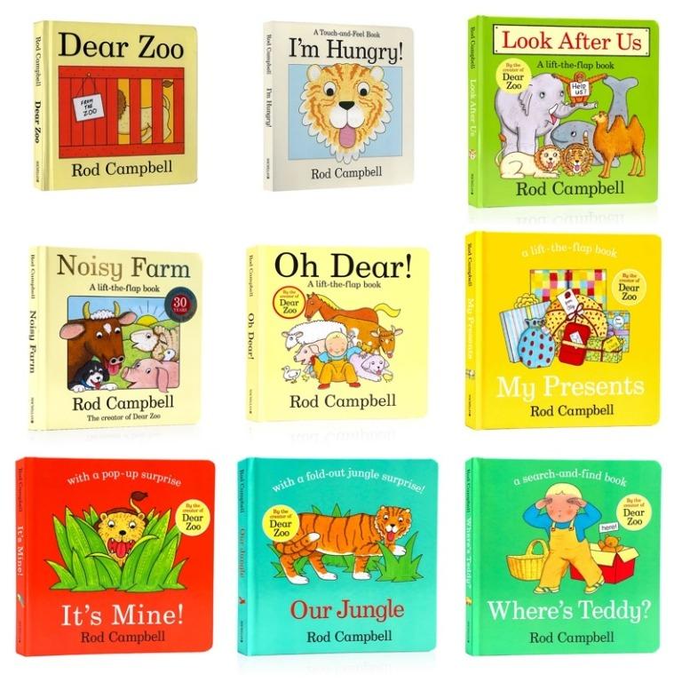Rod Campbell Lift-The-Flap Books - Dear Zoo, Oh Dear!, My Presents, Noisy  Farm, it's mine HZ1051, Hobbies & Toys, Books & Magazines, Children's Books  on Carousell