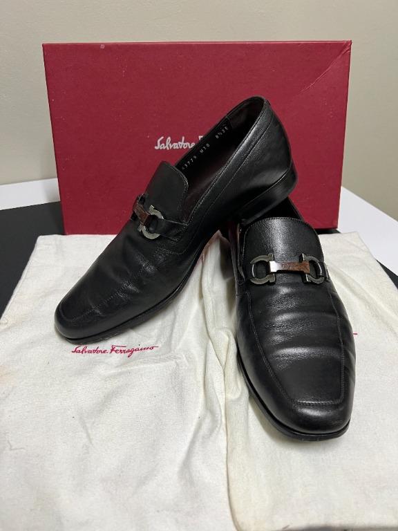 Black ferragamo shoes online