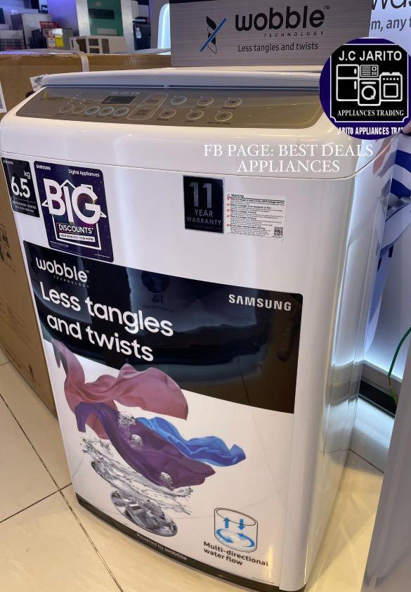 SAMSUNG 6.5kg wa65h4200sw FULLY AUTOMATIC WASHING MACHINE, TV & Home