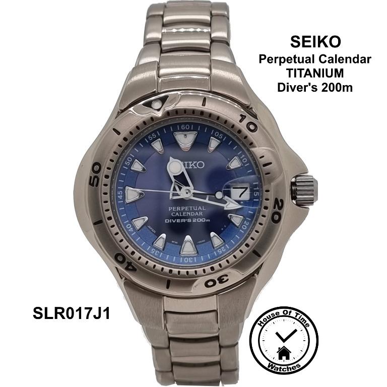 Seiko perpetual calendar diver clearance