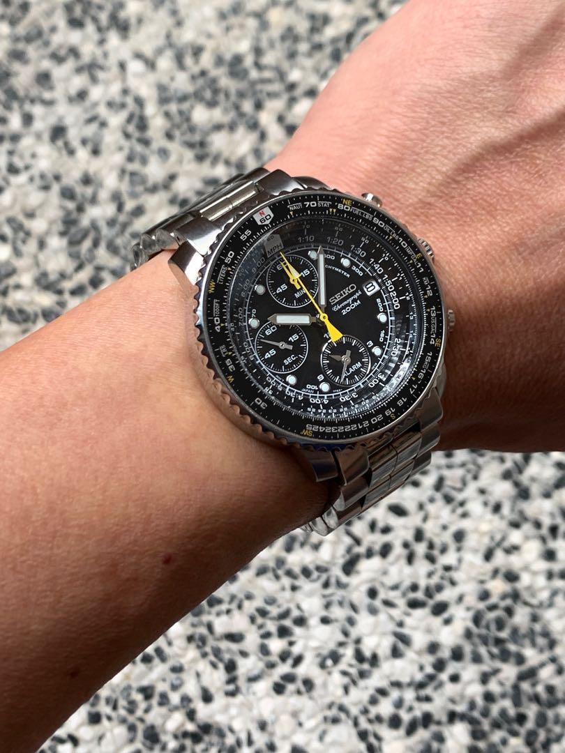 SEIKO Flightmaster Got a new band for my SNA411  rWatches