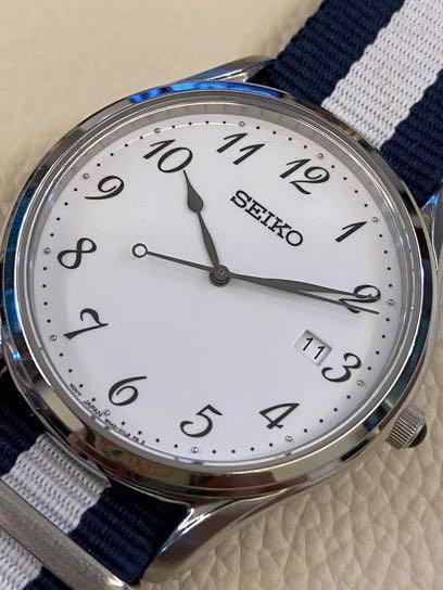 Seiko military dial simple quartz watch, Luxury, Watches on Carousell