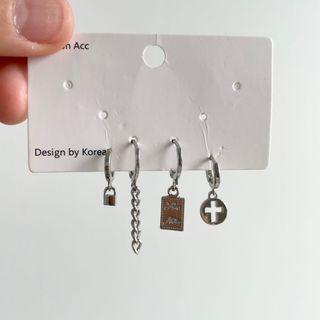 Silver earrings bundles brand new
