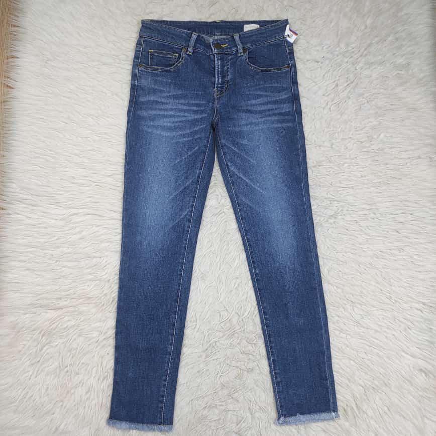 Skinny jeans stretch rawis wanita 