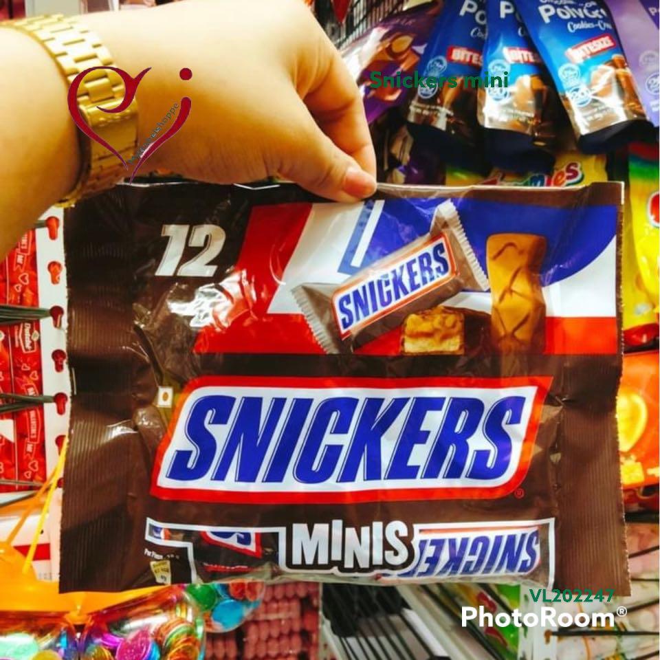 Snickers Mini Chocolates (Category: Other Food & Drinks) located in Cainta. Submitted by iubelle (Listing ID 1154472869, Image 1). Description: Snickers Mini: 185php #VL202247 #SnickersMini #Chocolates ORDER now: FB Page: https://www.facebook.com/mytrabels/ SHOPEE: https://shp.ee/w6wi3ym.