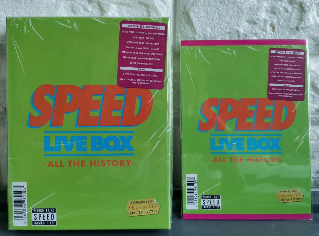 SPEED LIVE BOX  ALL THE HISTORY 初回生産限定盤 8 blu ray, 興趣