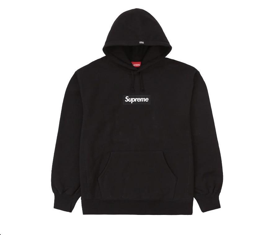 Supreme Box Logo Hooded Sweatshirt FW21 Black