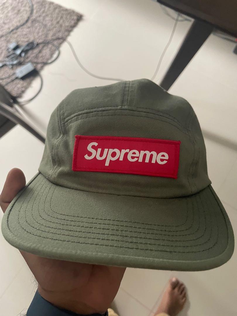 Supreme olive on sale green hat