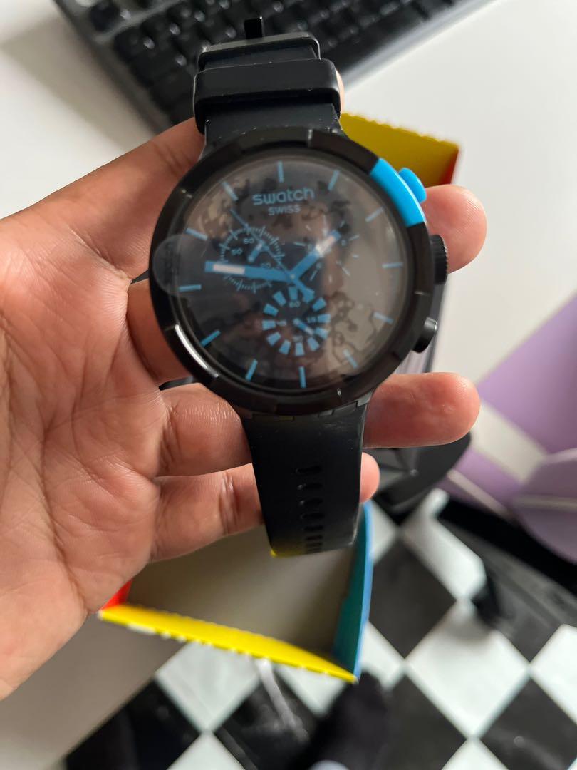 Swatch shop checkpoint blue