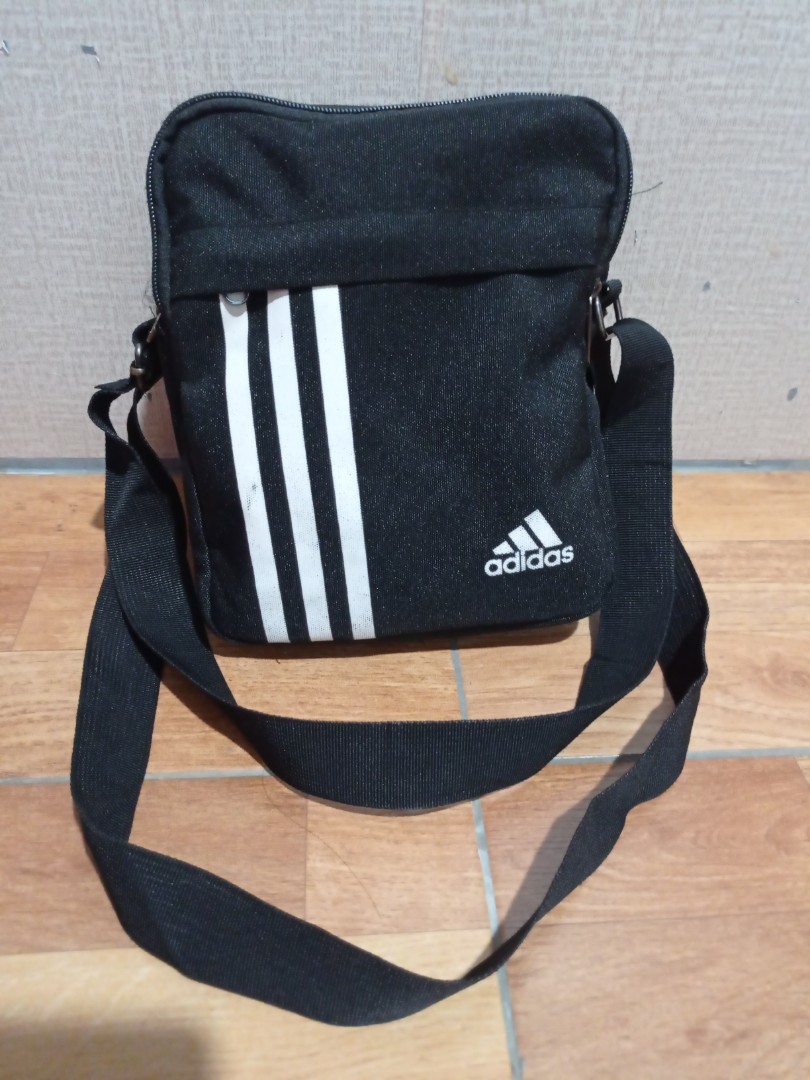 TAS SLING SLEMPANG ADIDAS PREMIUM ori, Fesyen Pria, Tas Dompet