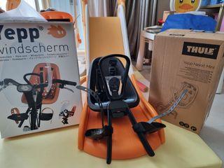 Thule yepp infant toddler bicycle front seat and accessories  big discount