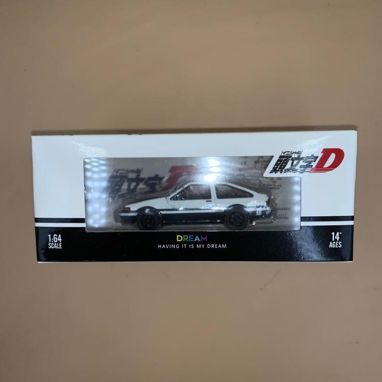 Time Micro 1/64 Scale Initial D Toyota AE86 Trueno (Category: Vehicle & Diecast Models) located in Manila. Submitted by laizt (Listing ID 1154526058, Image 2). Description: Original/authentic/legit Never been opened Brand new 1:64 Scale Die-cast True-to-scale detail Dimension is approximately L-3.25 inches long.