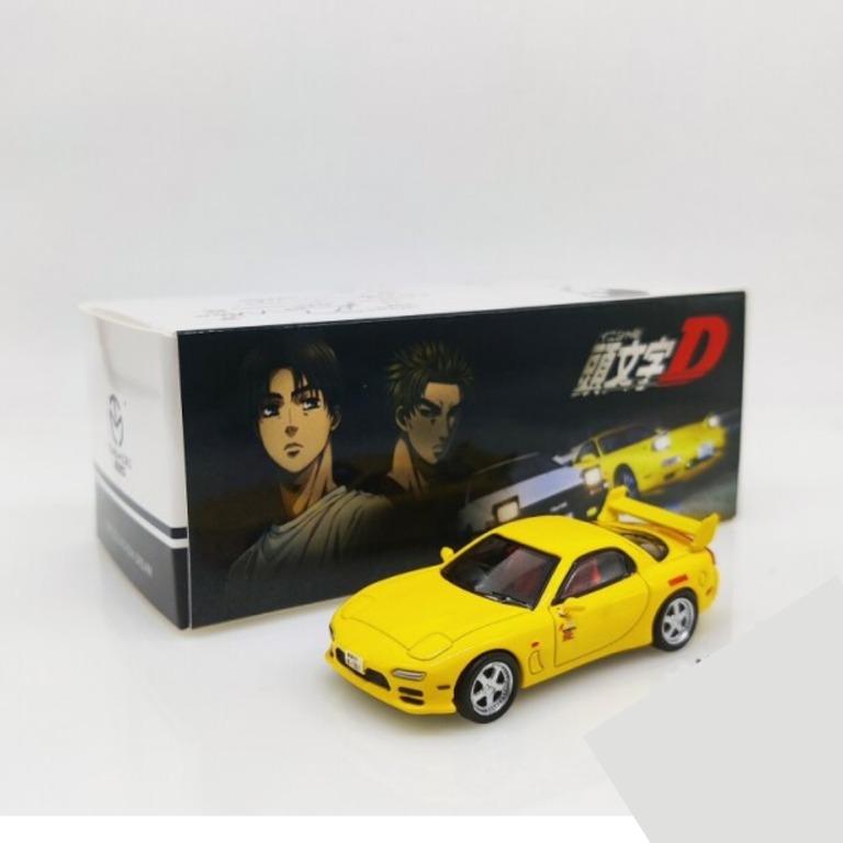 Time Micro 1/64 Scale Initial D Mazda RX-7 (Category: Vehicle & Diecast Models) located in Manila. Submitted by laizt (Listing ID 1154528220, Image 2). Description: Original/authentic/legit Never been opened Brand new 1:64 Scale Die-cast True-to-scale detail Dimension is approximately L-3.25 inches long.